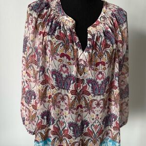 Floral Paisley Women's Top